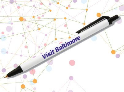 Custom Imprinted Bic Pens for Baltimore, Maryland.